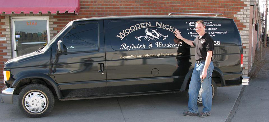 Wooden Nickel Refinish and Woodcraft Van